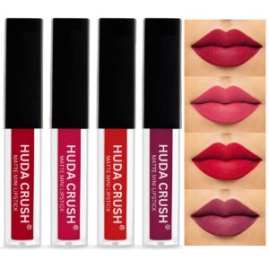Huda Crush Beauty Matte Lipstick – Long-Lasting, Lightweight & Smudge-Proof (All Shades)