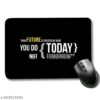 Black Colour Cool Mouse Pad – Anti-Slip Base, Smooth Surface & Durable Stitching (For Office, Home & Gaming Use)