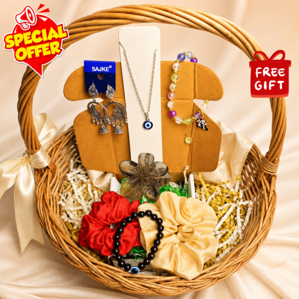 Premium Girls Gift Hamper Box – Jewelry, Accessories & Surprise Gift Combo for Women