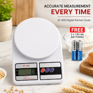 SF-400 Digital Kitchen Weighing Scale | High Precision Weight Machine | Affornix