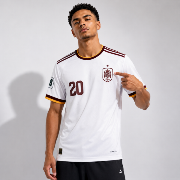Spain Away Football Jersey 2026 | Best Pedri #20 Premium Fan Edition